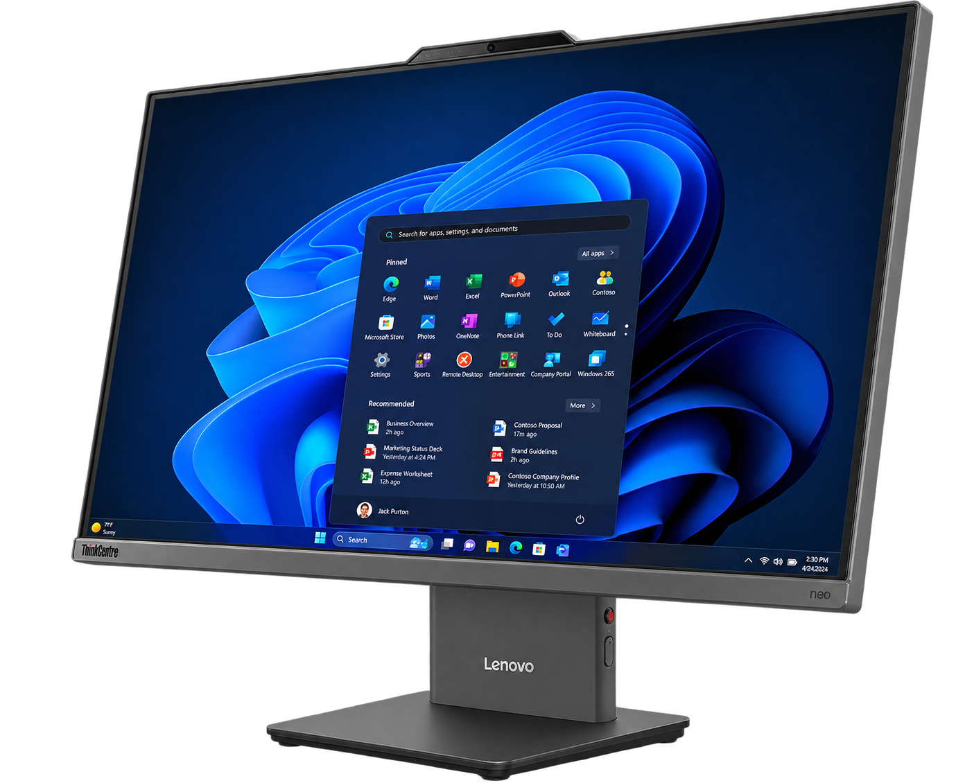 Lenovo All-in-One Business-PC mit Windows 11